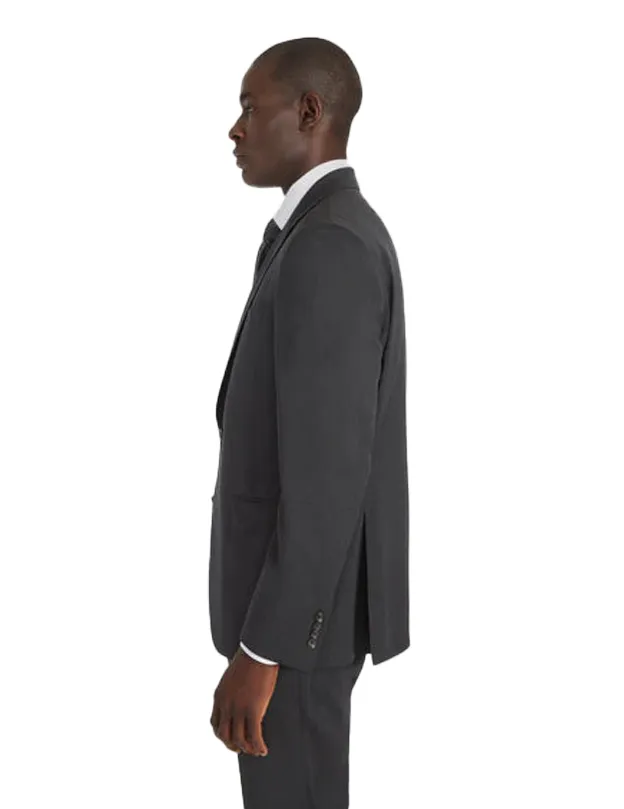 3SIXTY5 New York Modern Fit Suit Jacket in Charcoal
