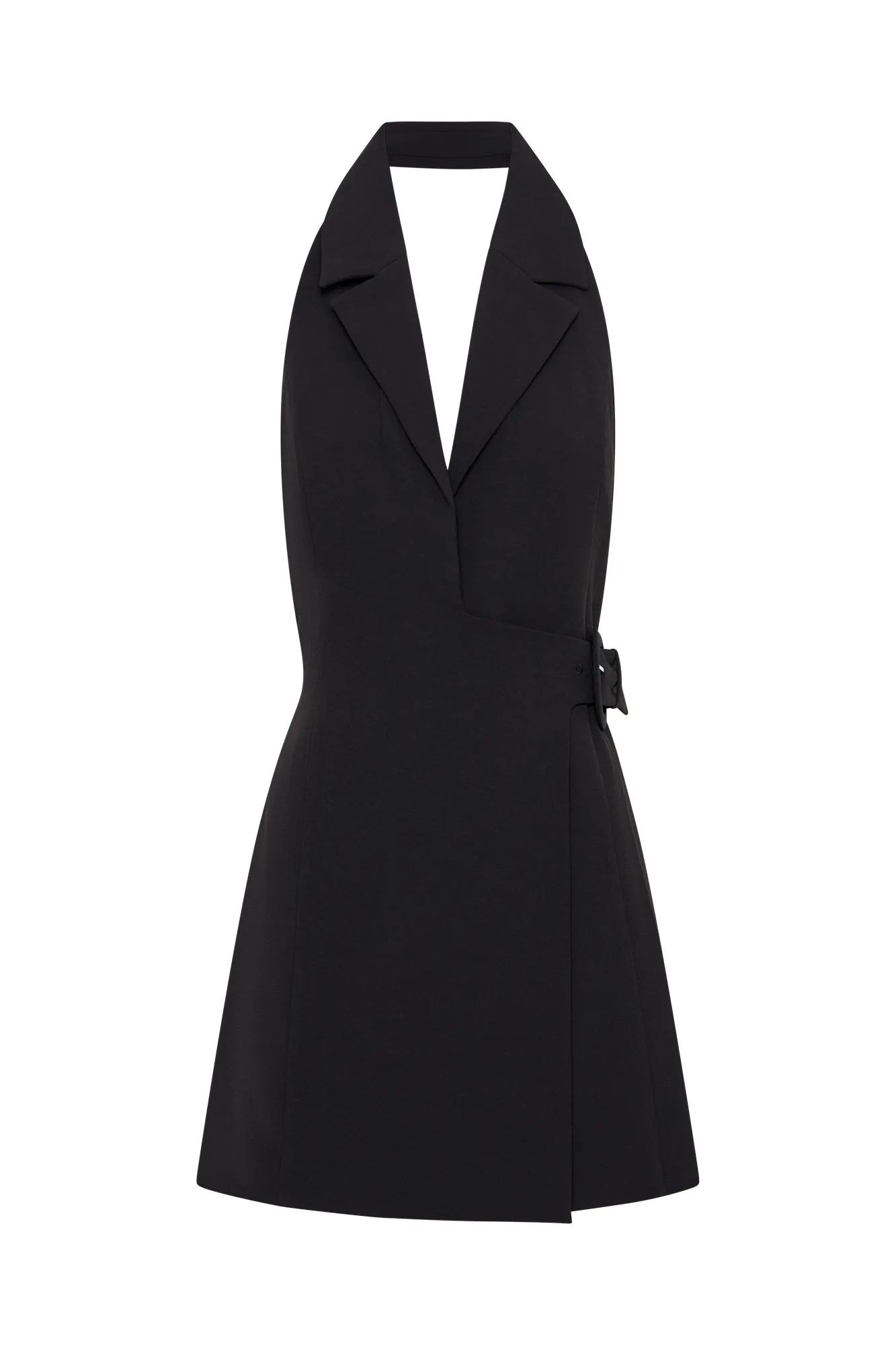 Alicia Vest Dress - Black