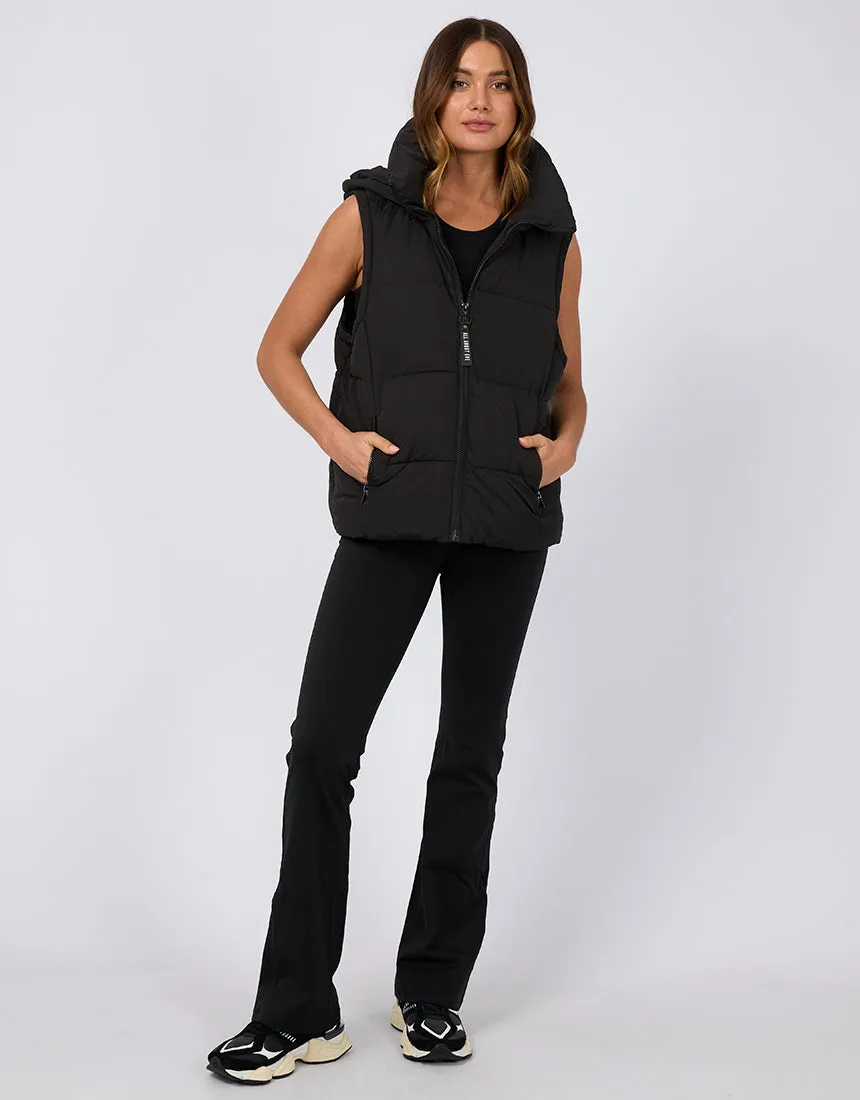 All About Eve Remi Luxe Puffer Vest - Black