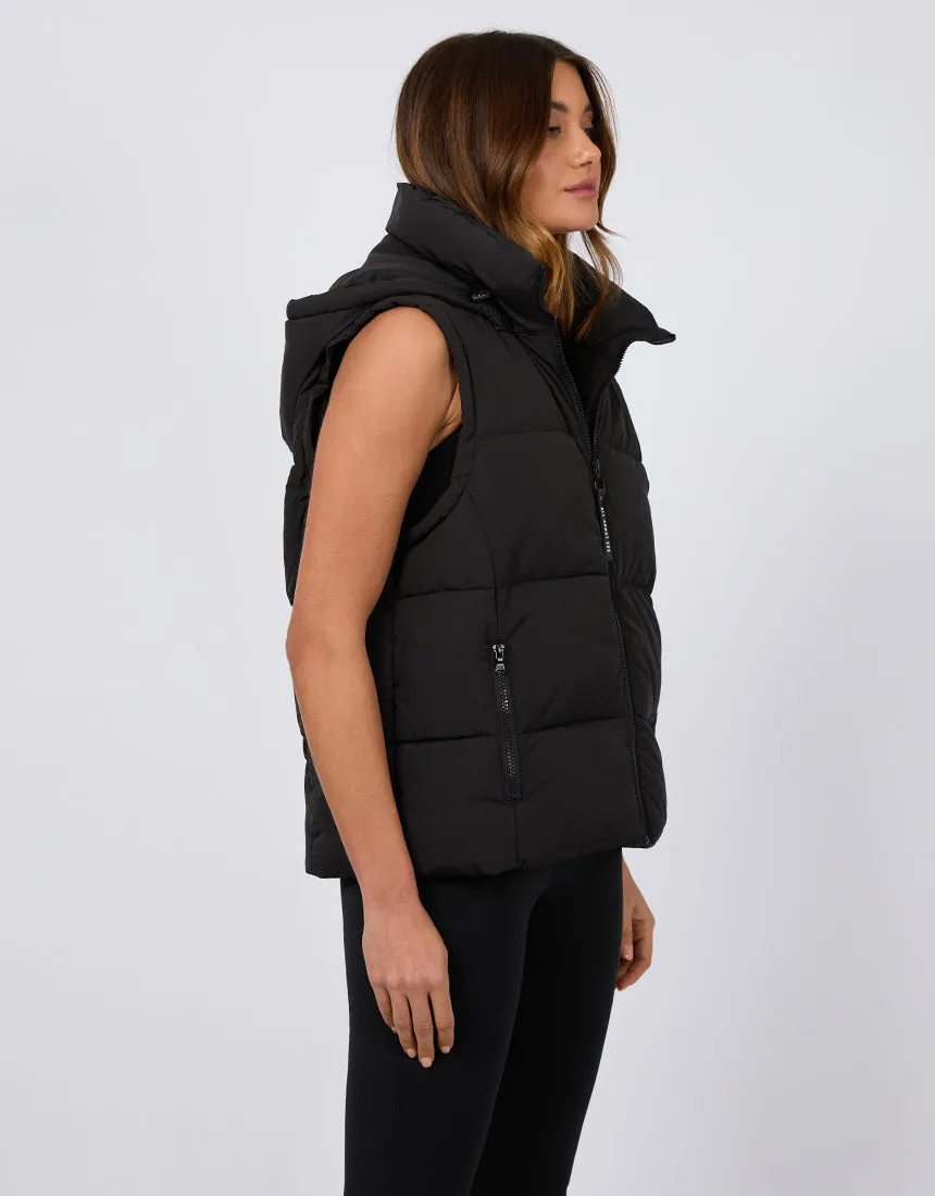 All About Eve Remi Luxe Puffer Vest - Black