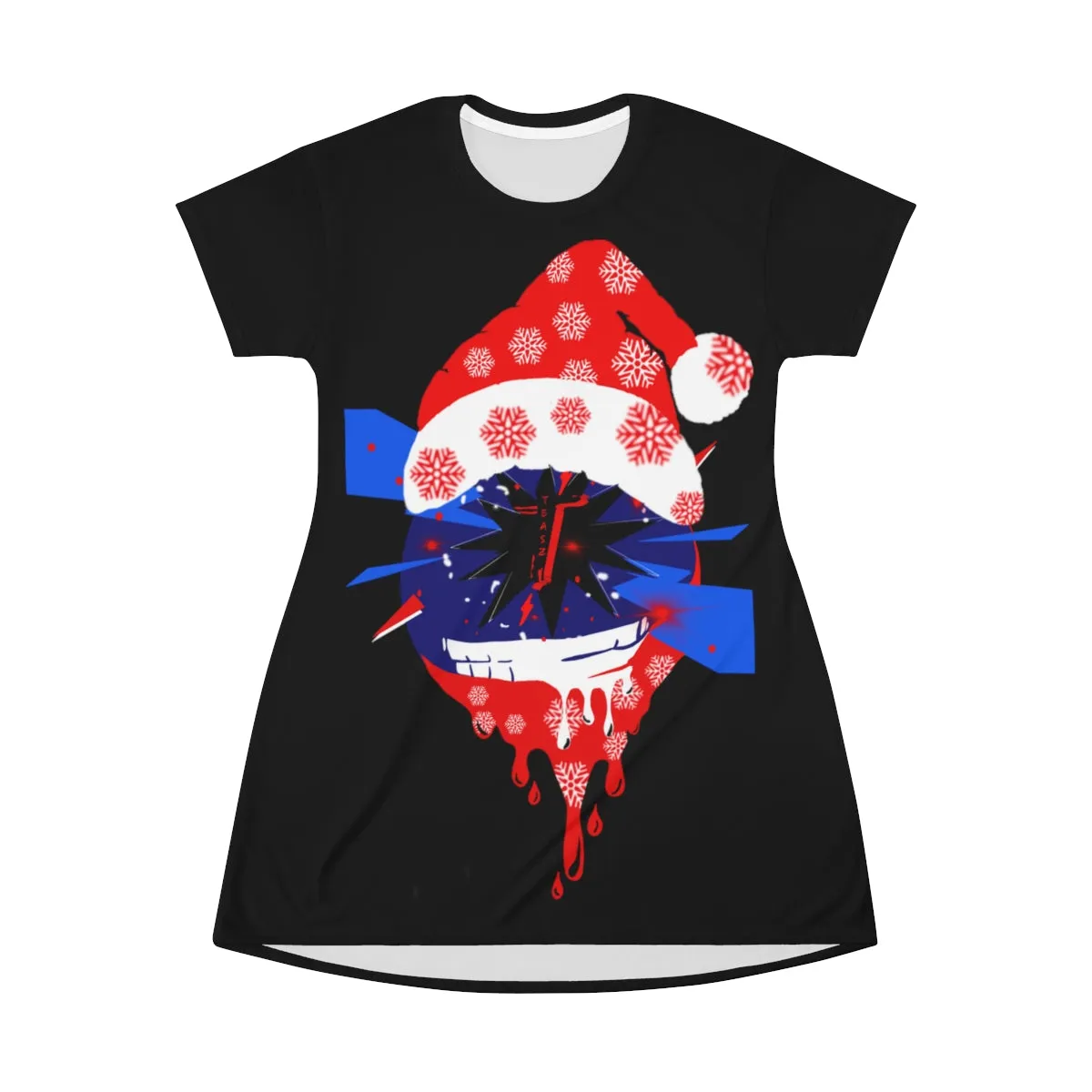 All Over Print T-Shirt Dress