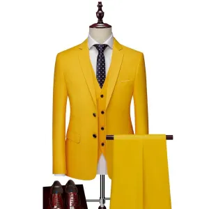Andrew | Men's Business / Wedding Suit | Yellow