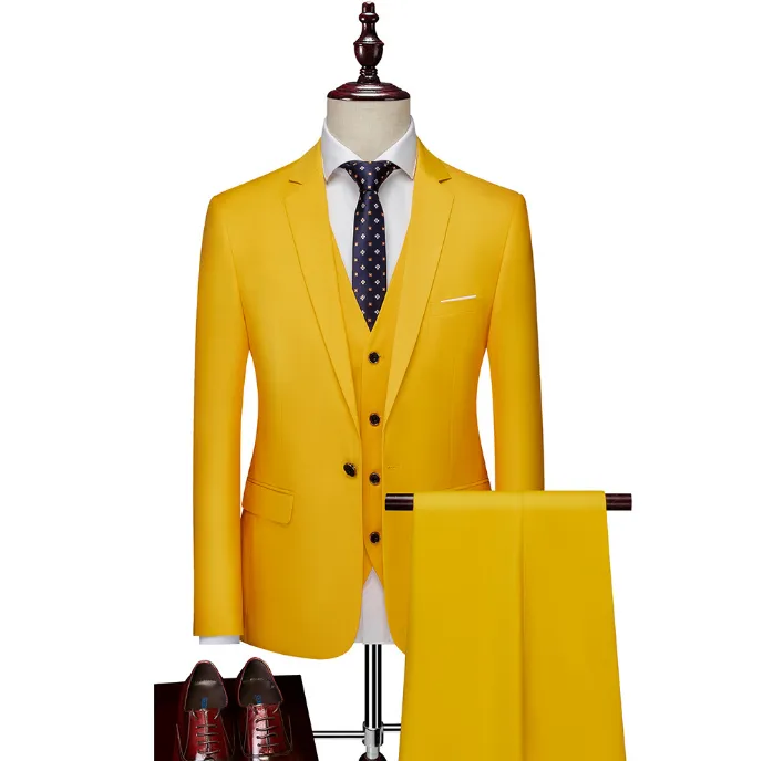 Andrew | Men's Business / Wedding Suit | Yellow