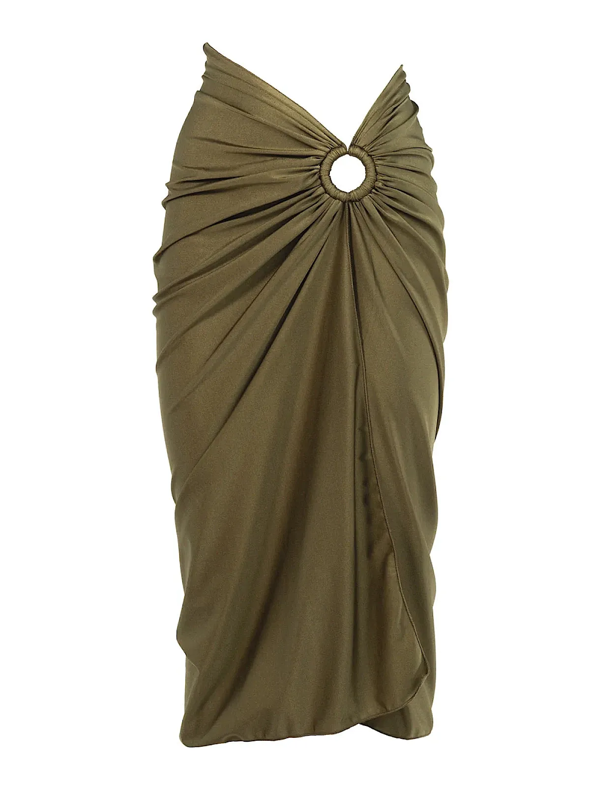 Bamboo Ring Midi Skirt