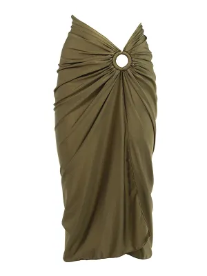 Bamboo Ring Midi Skirt