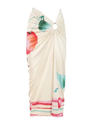 Bamboo Ring Midi Skirt
