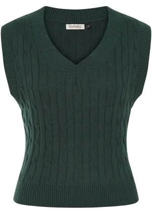 Banned Olive 60's Spencer Green