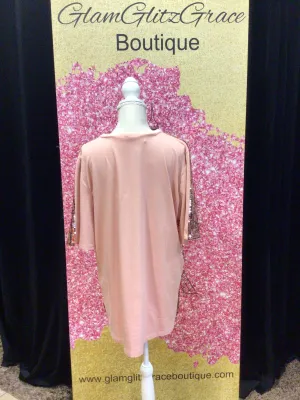 Birthday Sequin T-Shirt Dress