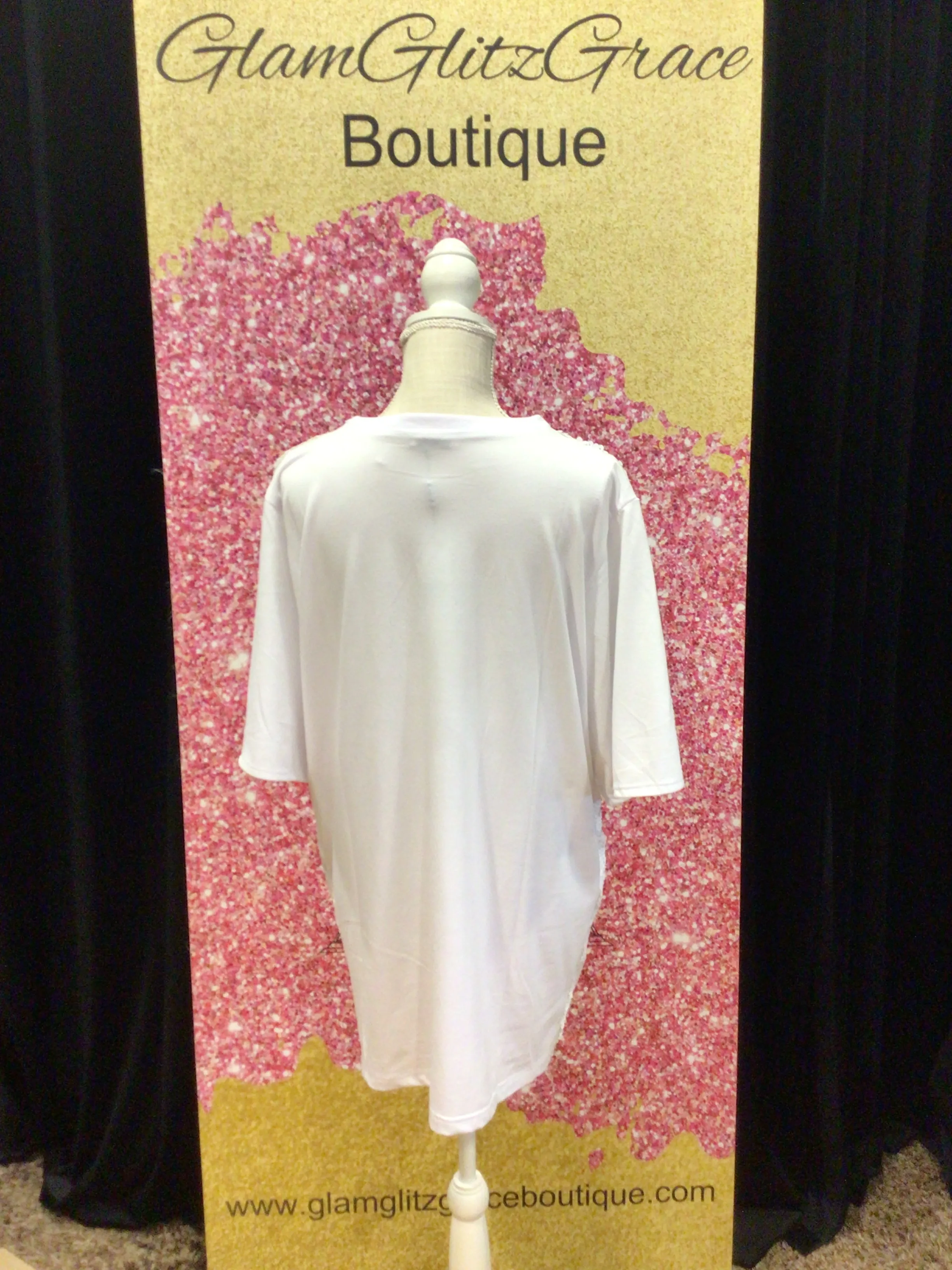 Birthday Sequin T-Shirt Dress
