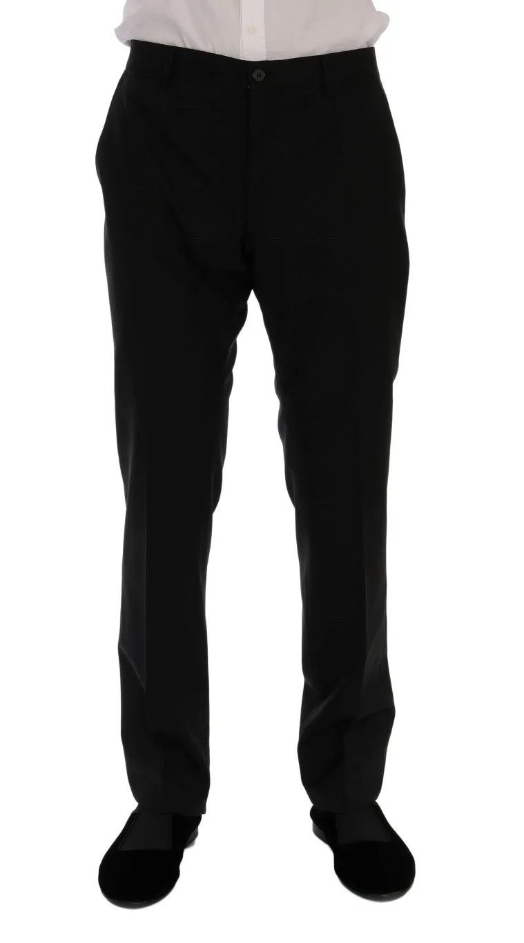 Black Wool Stretch MARTINI Slim Fit Suit