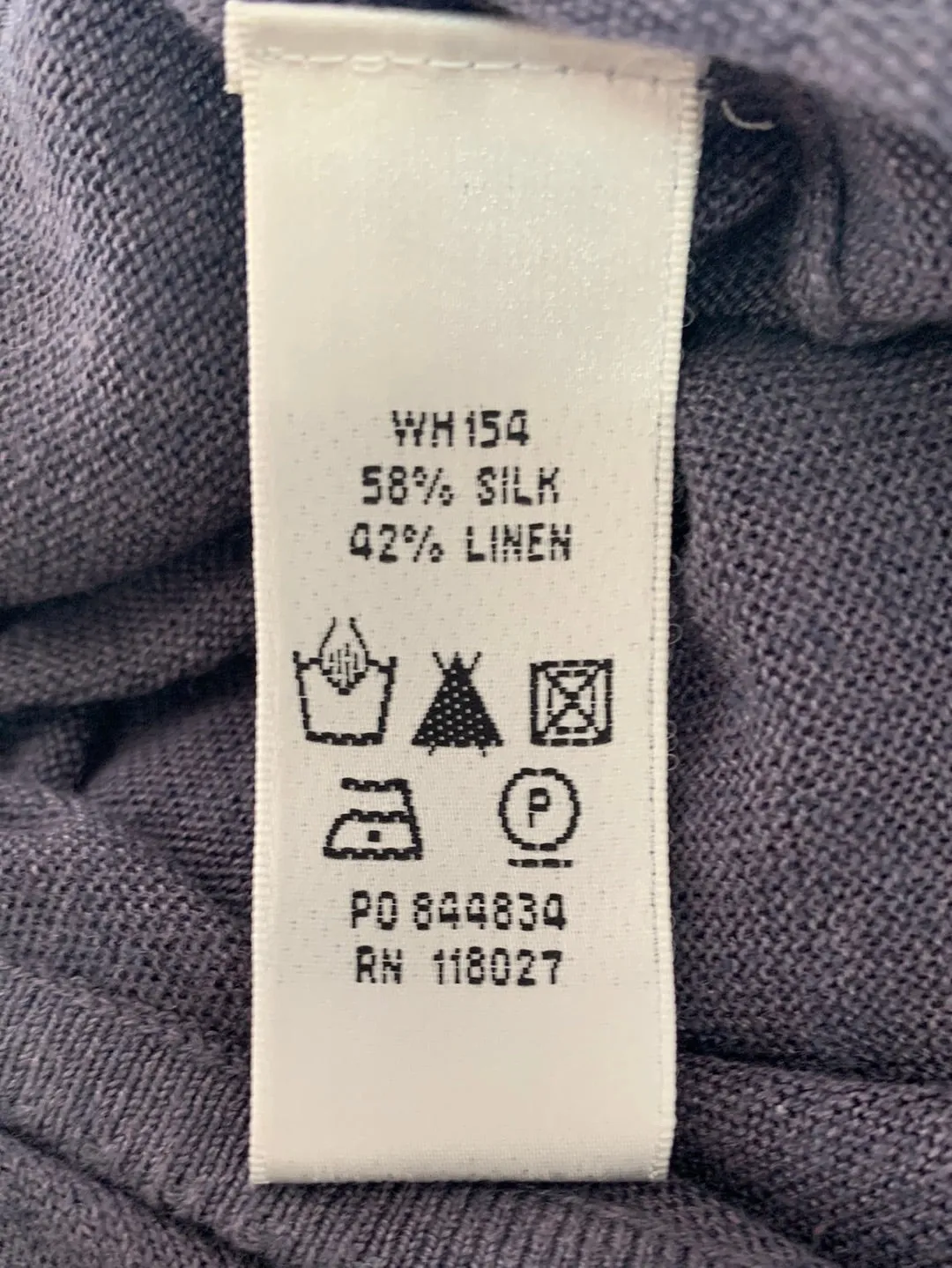 BODEN grey Cap Sleeve Silk Linen Button Shift Dress - UK 10R / US 6