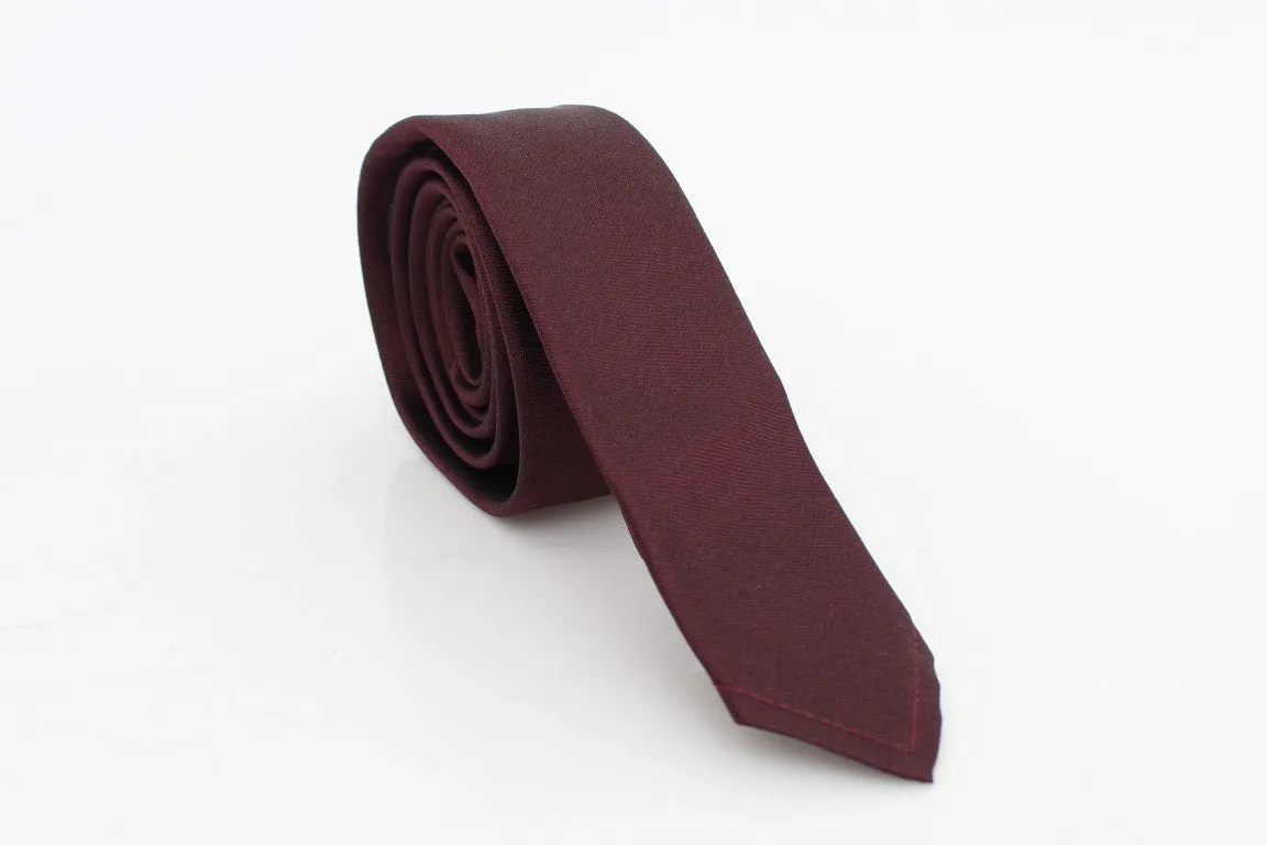 Bordeaux Silk Wool 4 Piece Slim Fit Suit