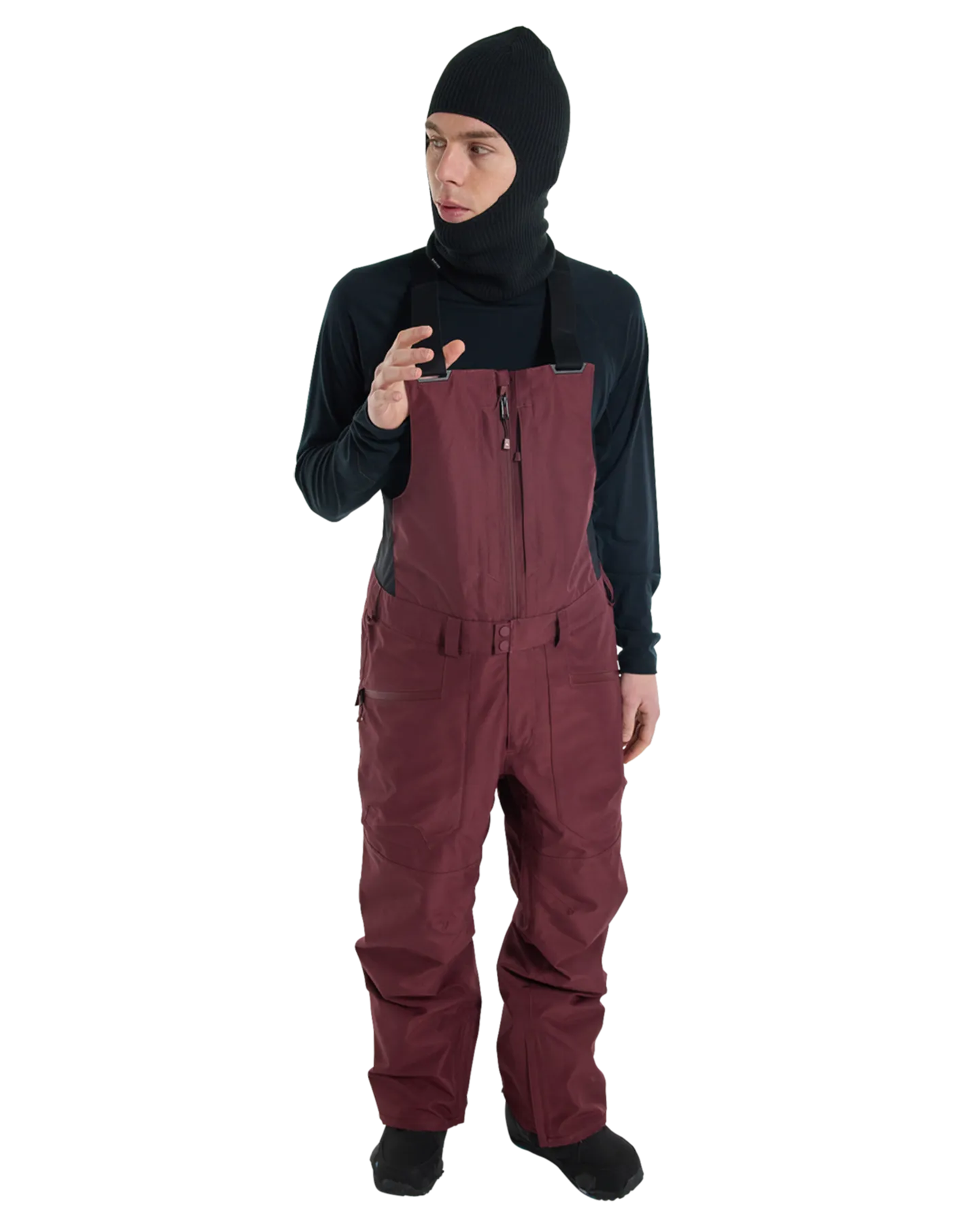 Burton Men's Reserve Gore‑Tex 2L Bib Snow Pants - Almandine