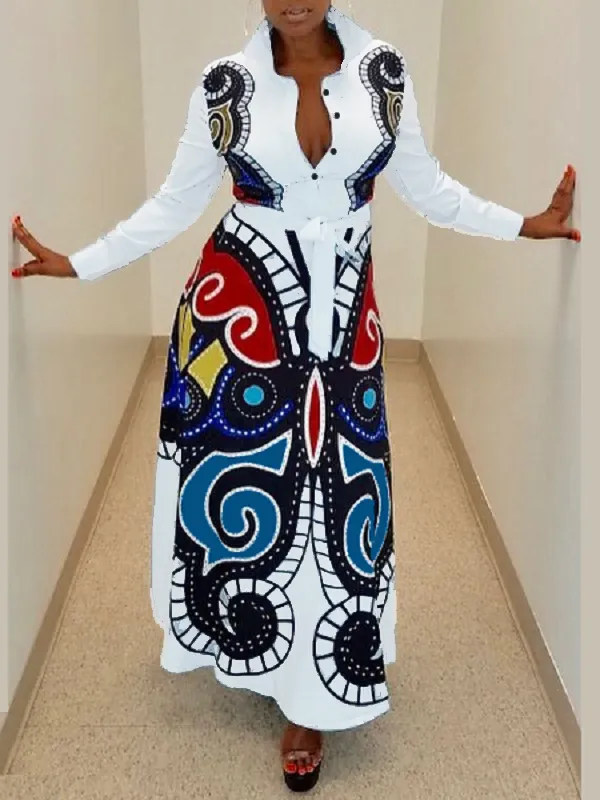 Butterfly Print Dress