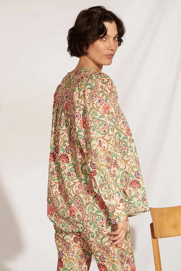 CAMILA MUTICOLOR PRINT SHIRT