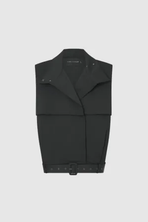 Camilla and Marc Pallida Vest in Black