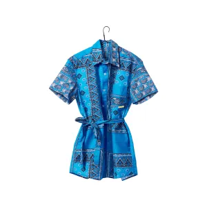 Caribbean Dress - Ocean Blue