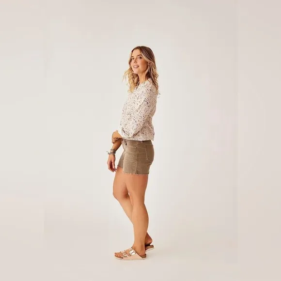 Carve Designs | Oahu 4&quot; Butter Short Micro Corduroy Tan Brown Size 10 Beachy