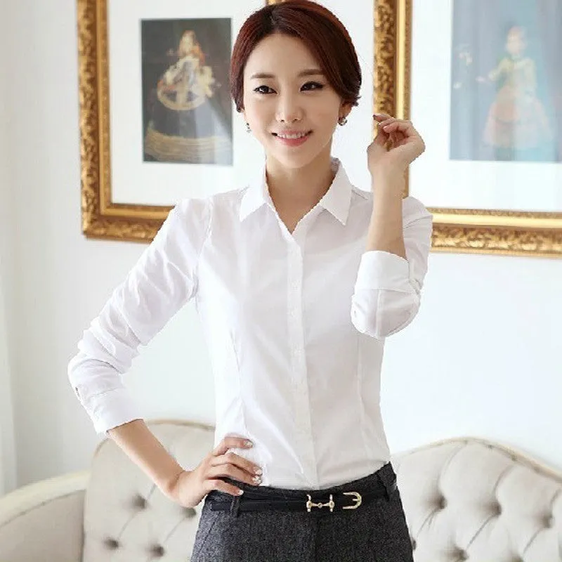 Chiffon Blouse Shirts Women Tops Plus Size Women Clothing White Lace Blouses