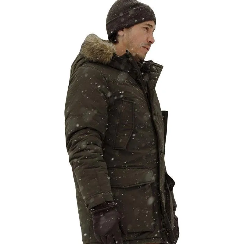 Christmas With The Campbells Justin Long Green Jacket