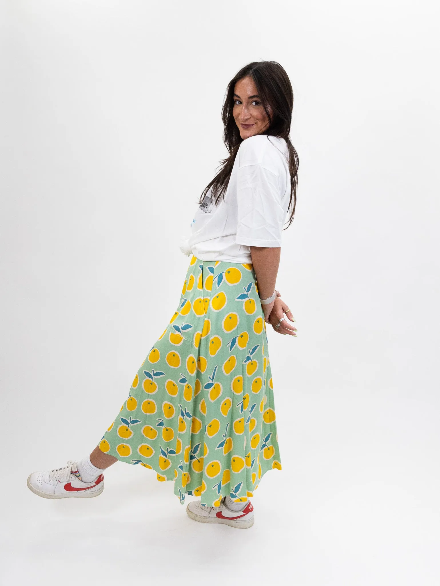 Compania Fantastica Lemons Midi Skirt
