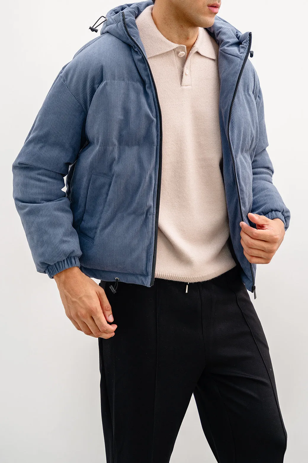 CORDUROY PUFFER JACKET