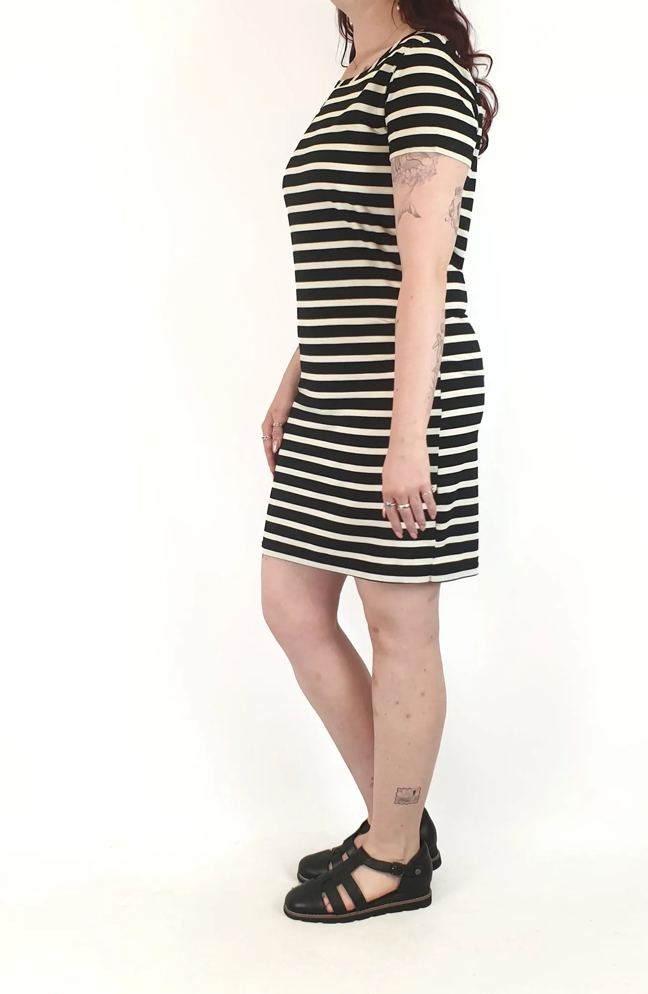 Dangerfield striped tee shirt dress size 14, best fits 12-14
