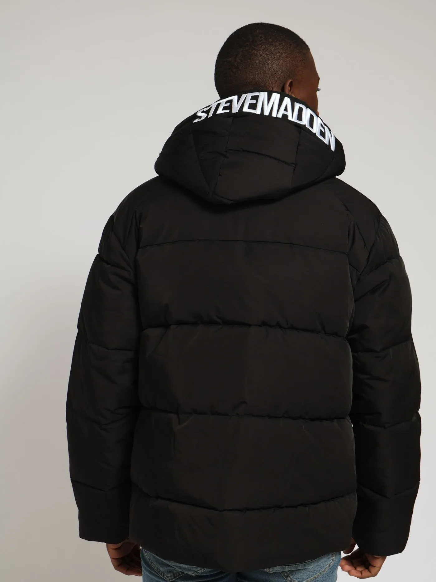 Davin Puffer Jacket - Black
