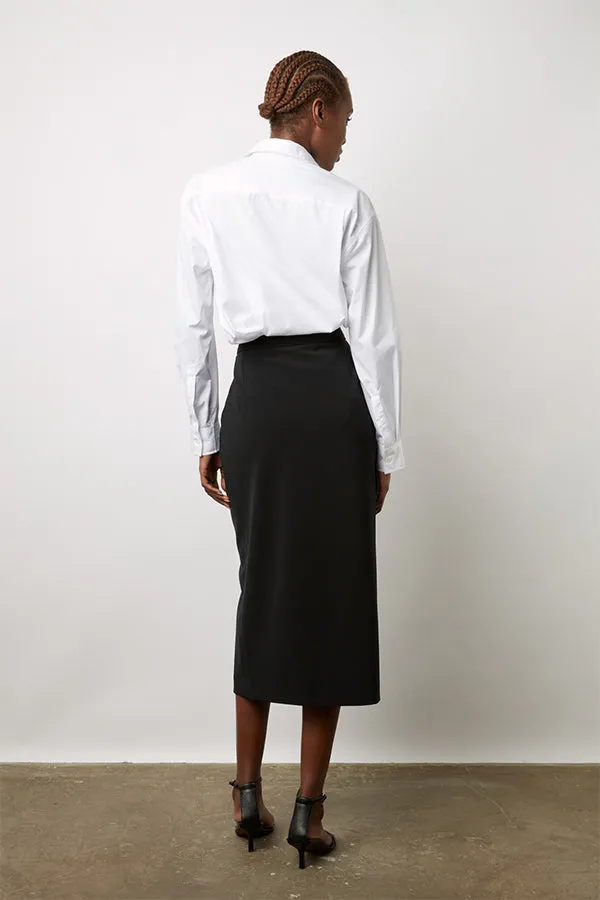 DELILEA STRAIGHT MIDI SKIRT