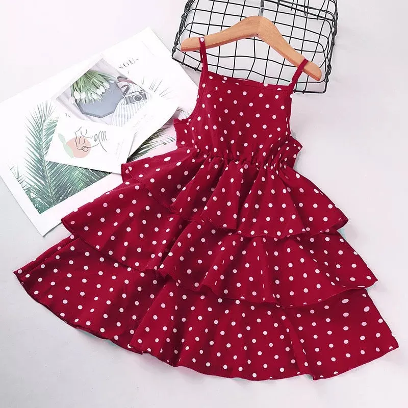 Denim with Polka Dress