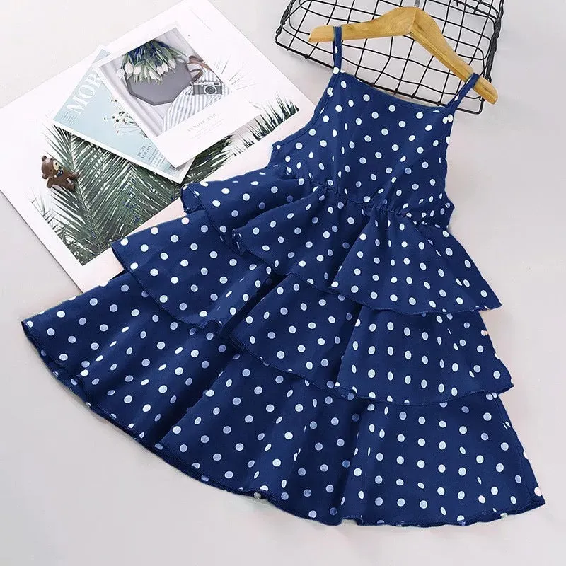 Denim with Polka Dress