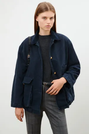 Devin Parka Jacket in Midnight