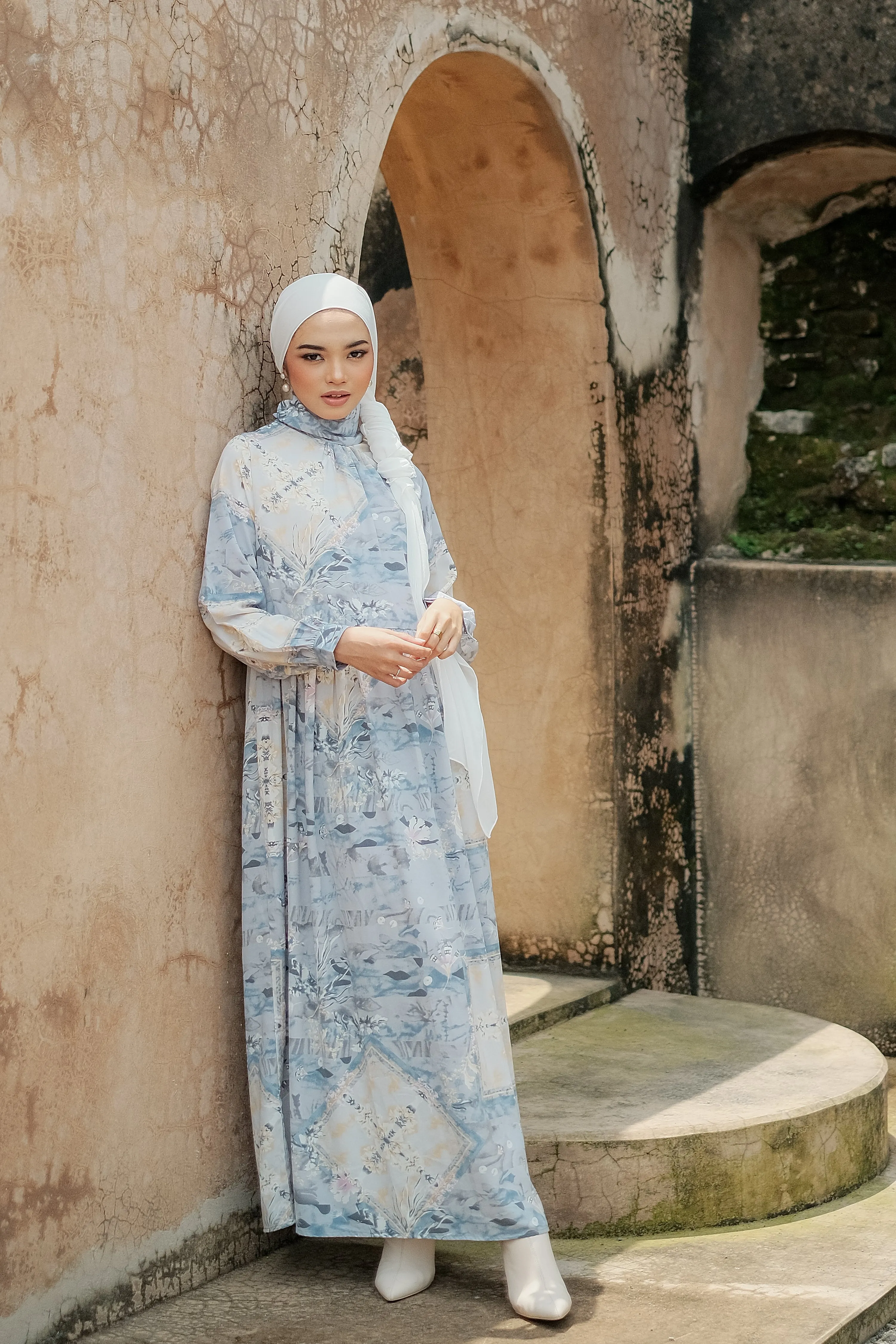 Eden Dress in Soft Blue