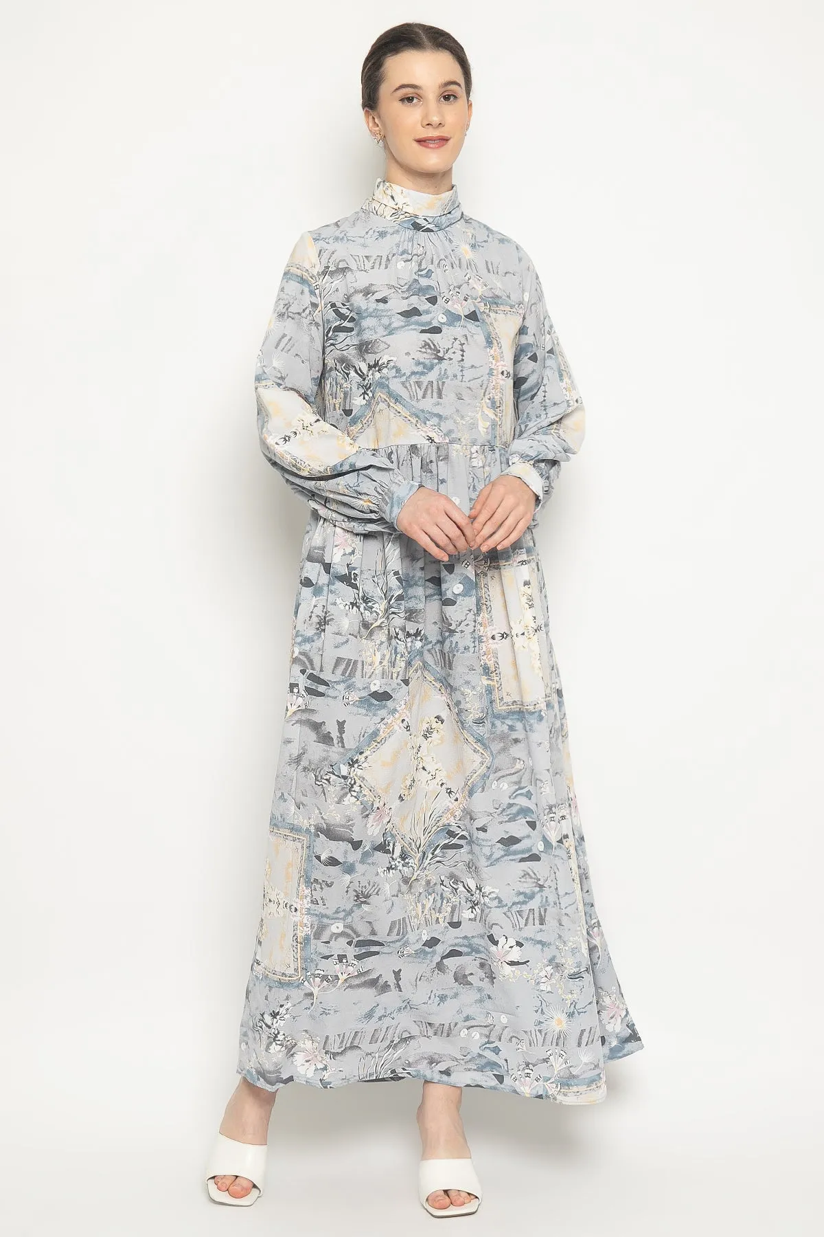 Eden Dress in Soft Blue