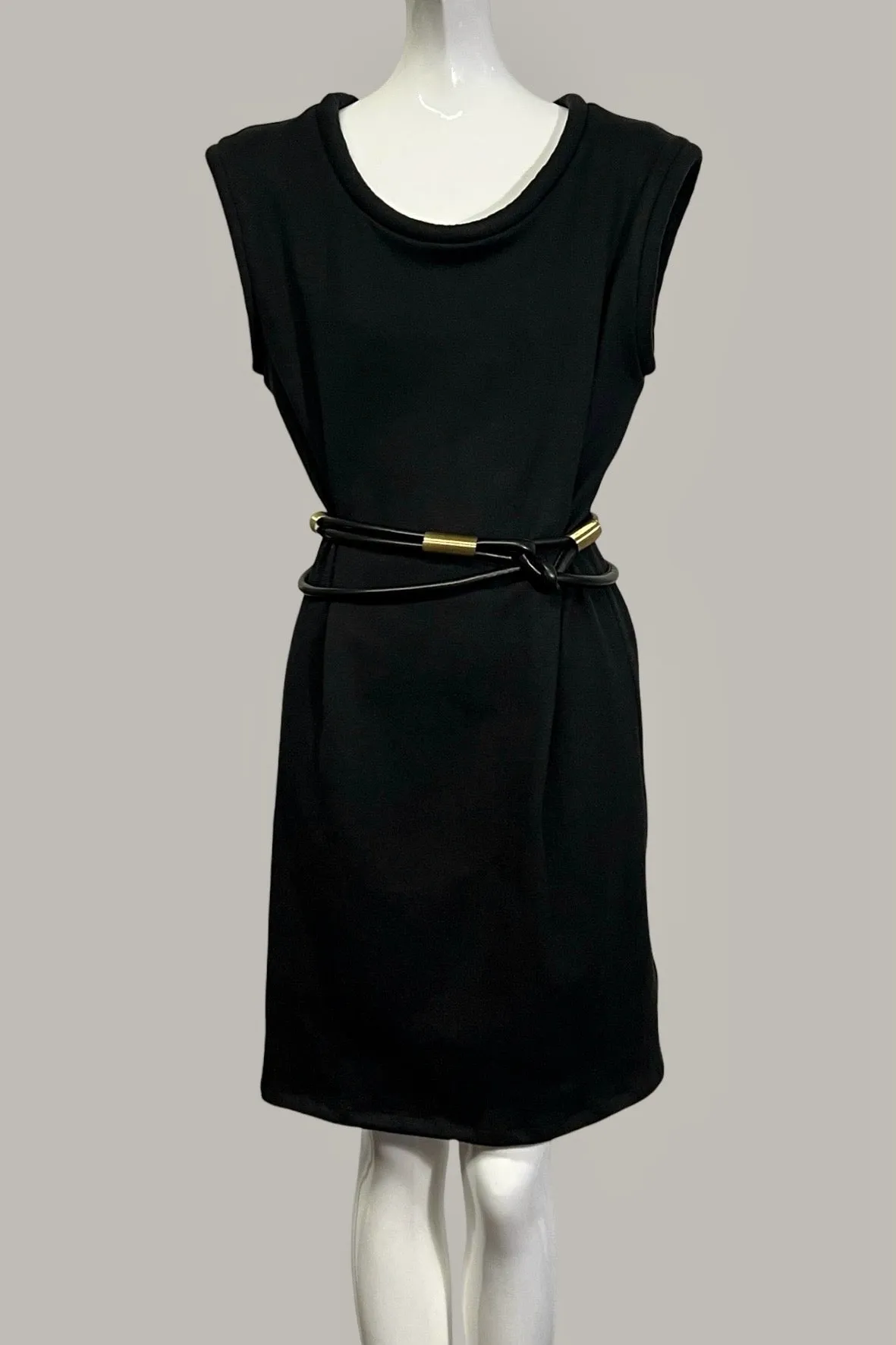 Edo Rope Shiftdress in Ebony & Natural