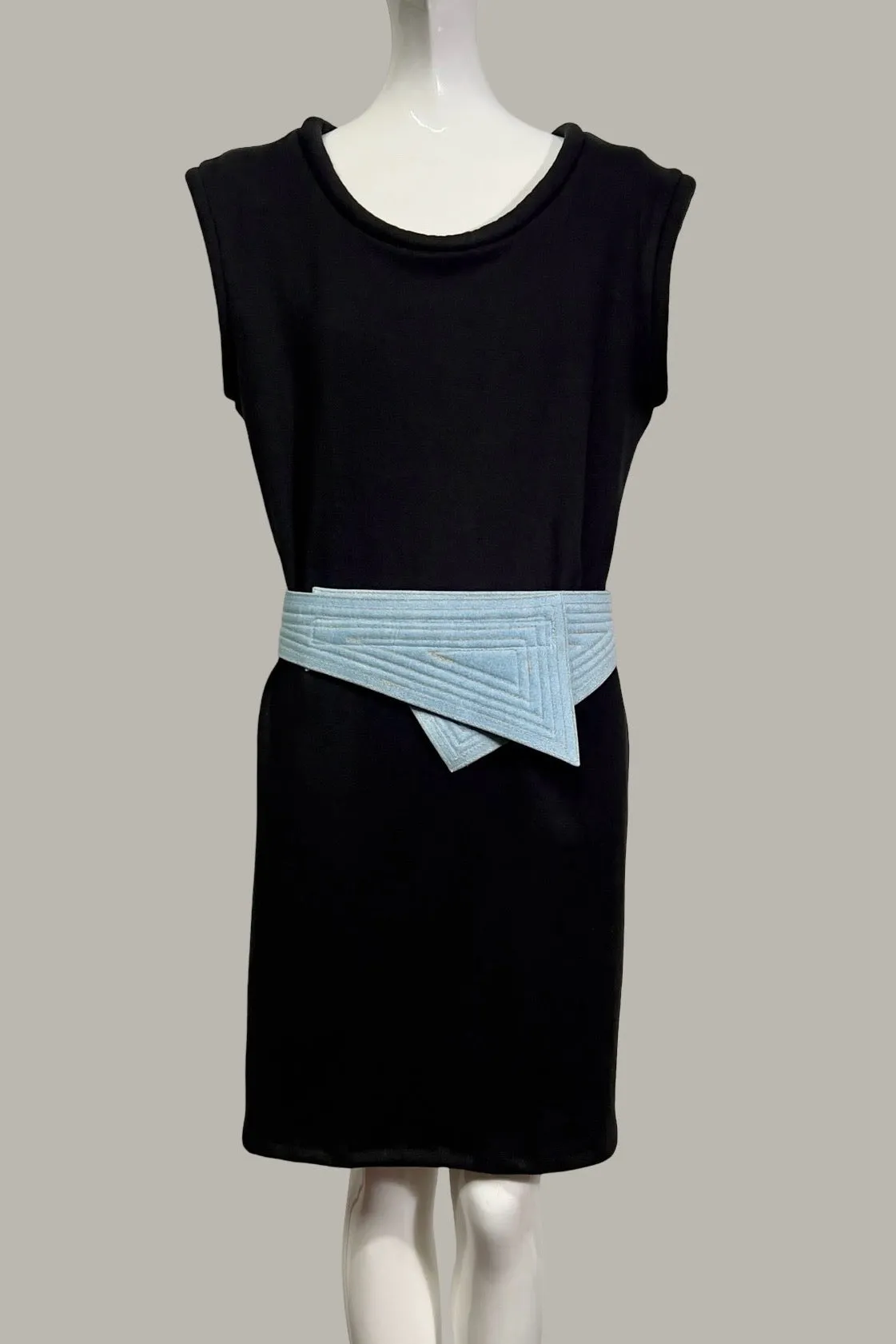 Edo Rope Shiftdress in Ebony & Natural