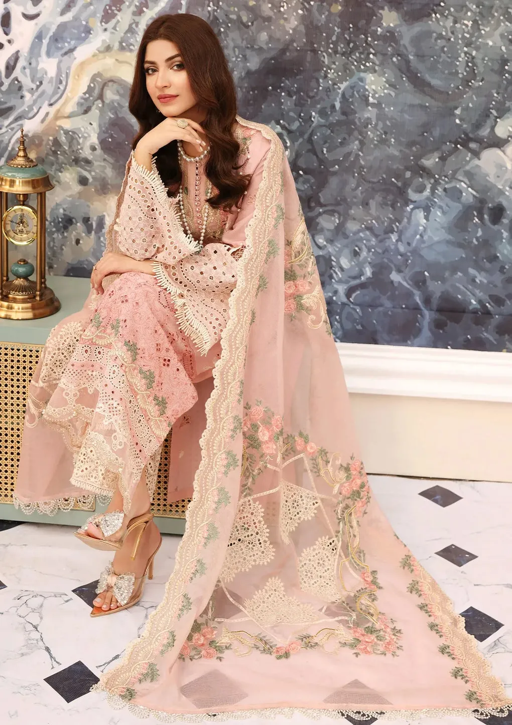 ELAN | FESTIVE CHIKAKARI 2023 | ELC-06 FLAMINGO
