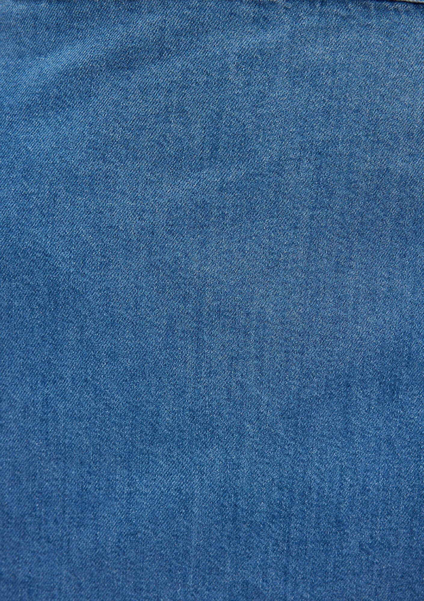 Envelope Midi Denim Skirt
