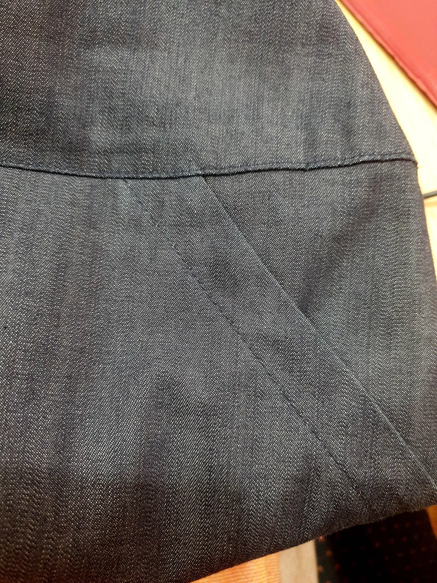 Essaye by Surface Art denim midi skirt size XL
