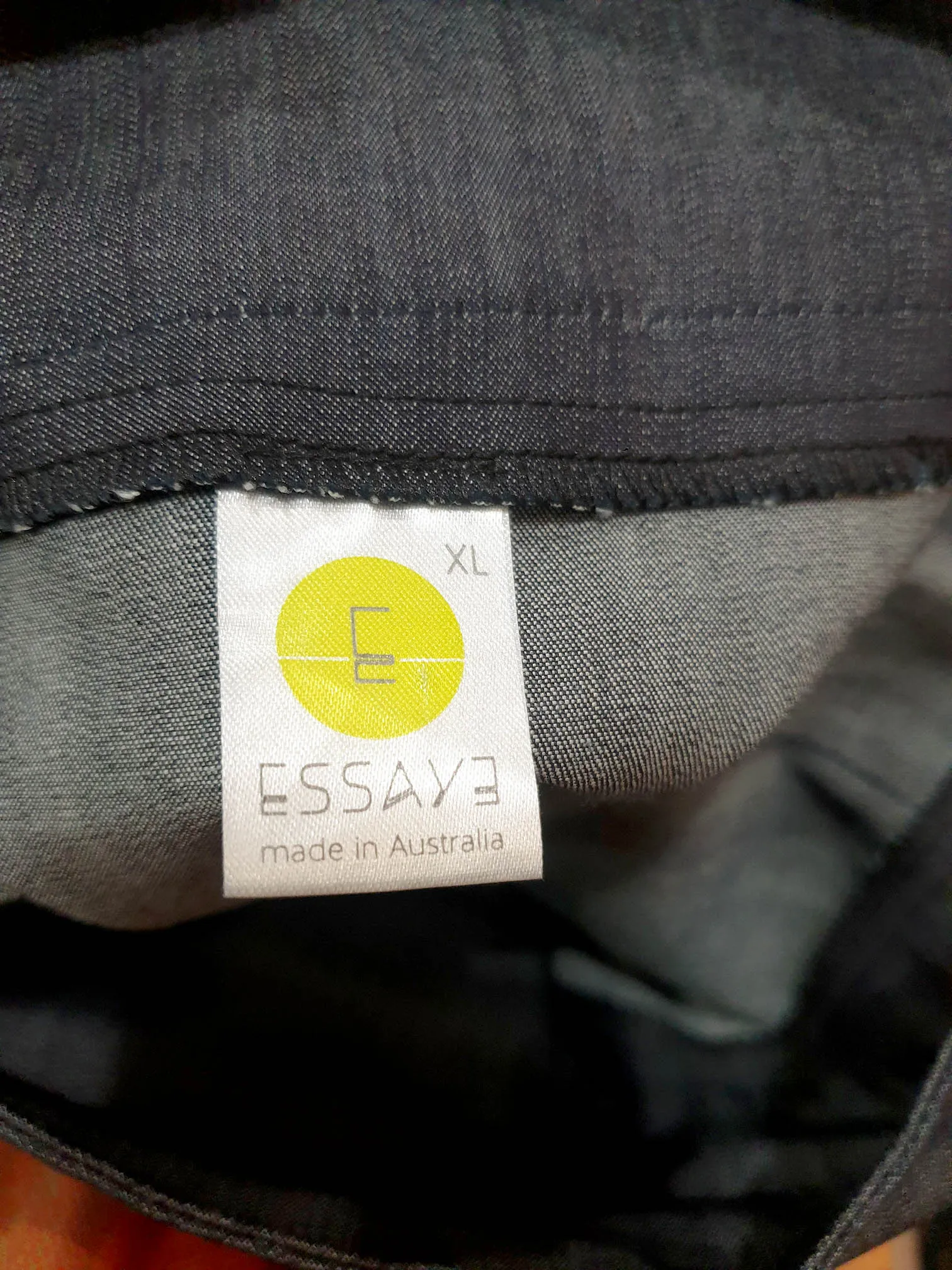 Essaye by Surface Art denim midi skirt size XL