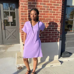 Everyday T-Shirt Dress Lavender