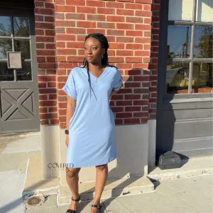 Everyday T-Shirt Dress Spring Blue