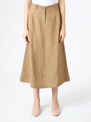 Flared Midi Skirt