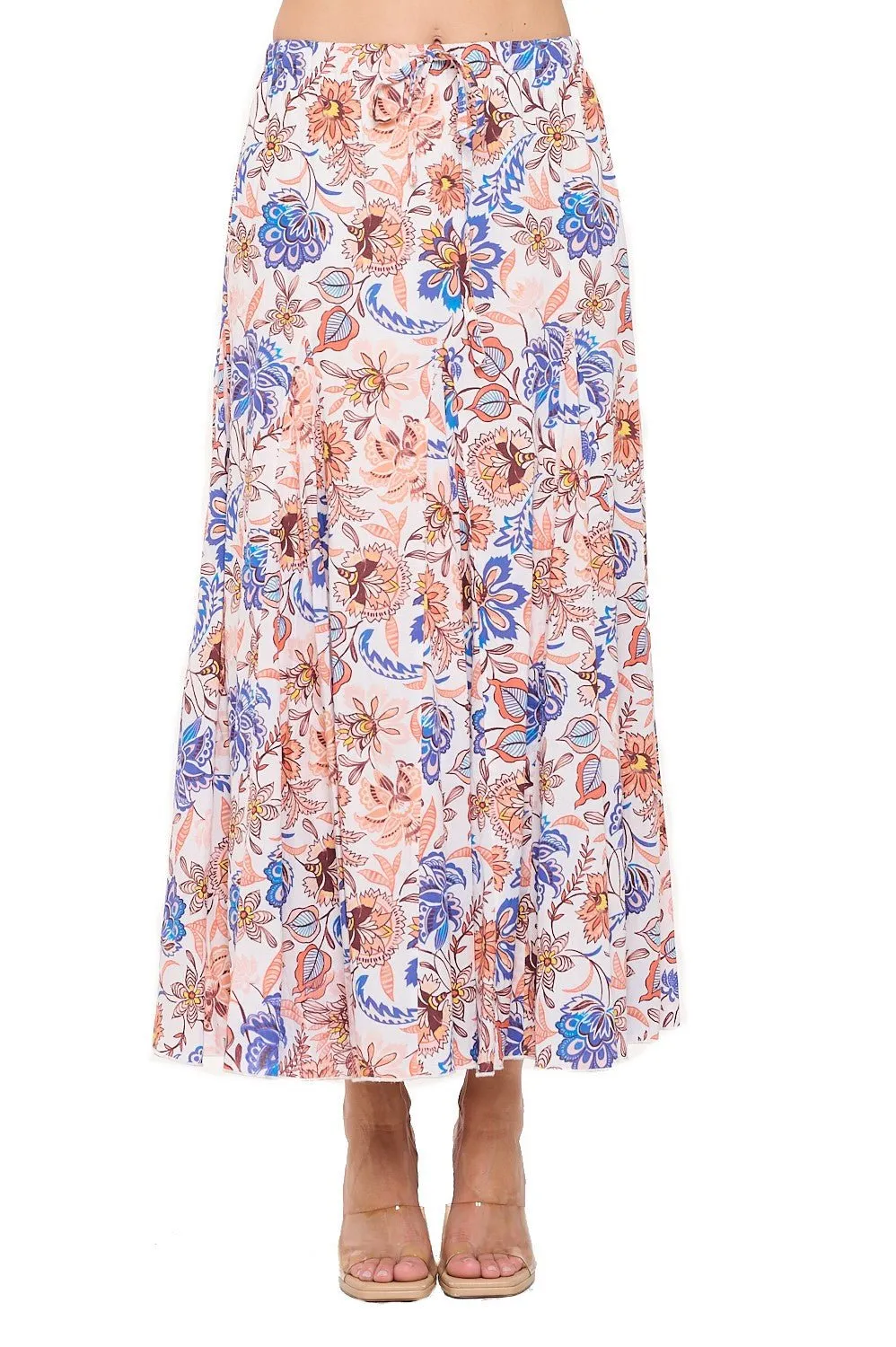 Floral Maxie Swing Skirt