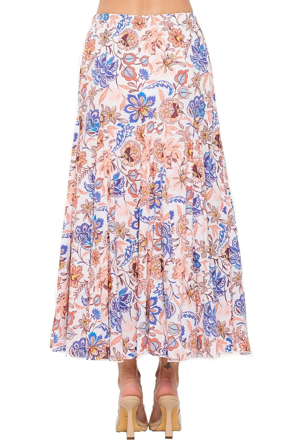 Floral Maxie Swing Skirt