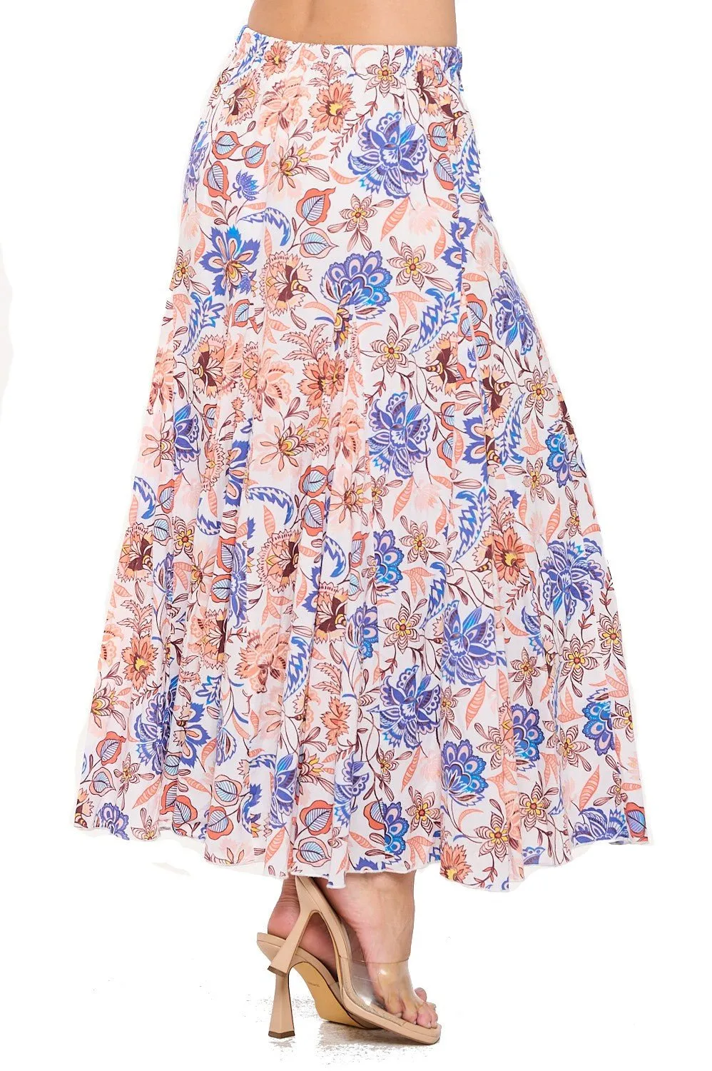Floral Maxie Swing Skirt