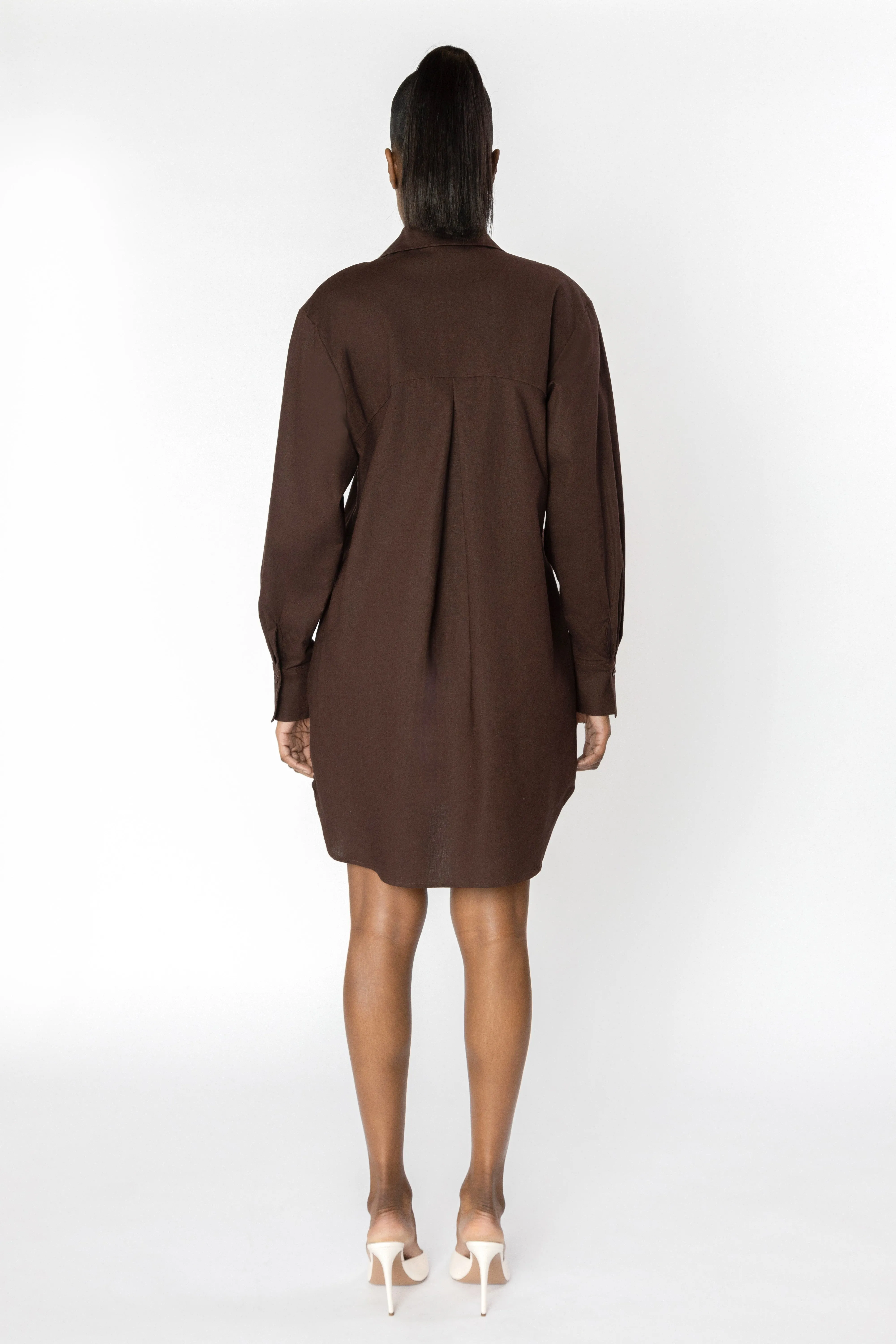 FREYA Oversized Concealed Pocket Shirt