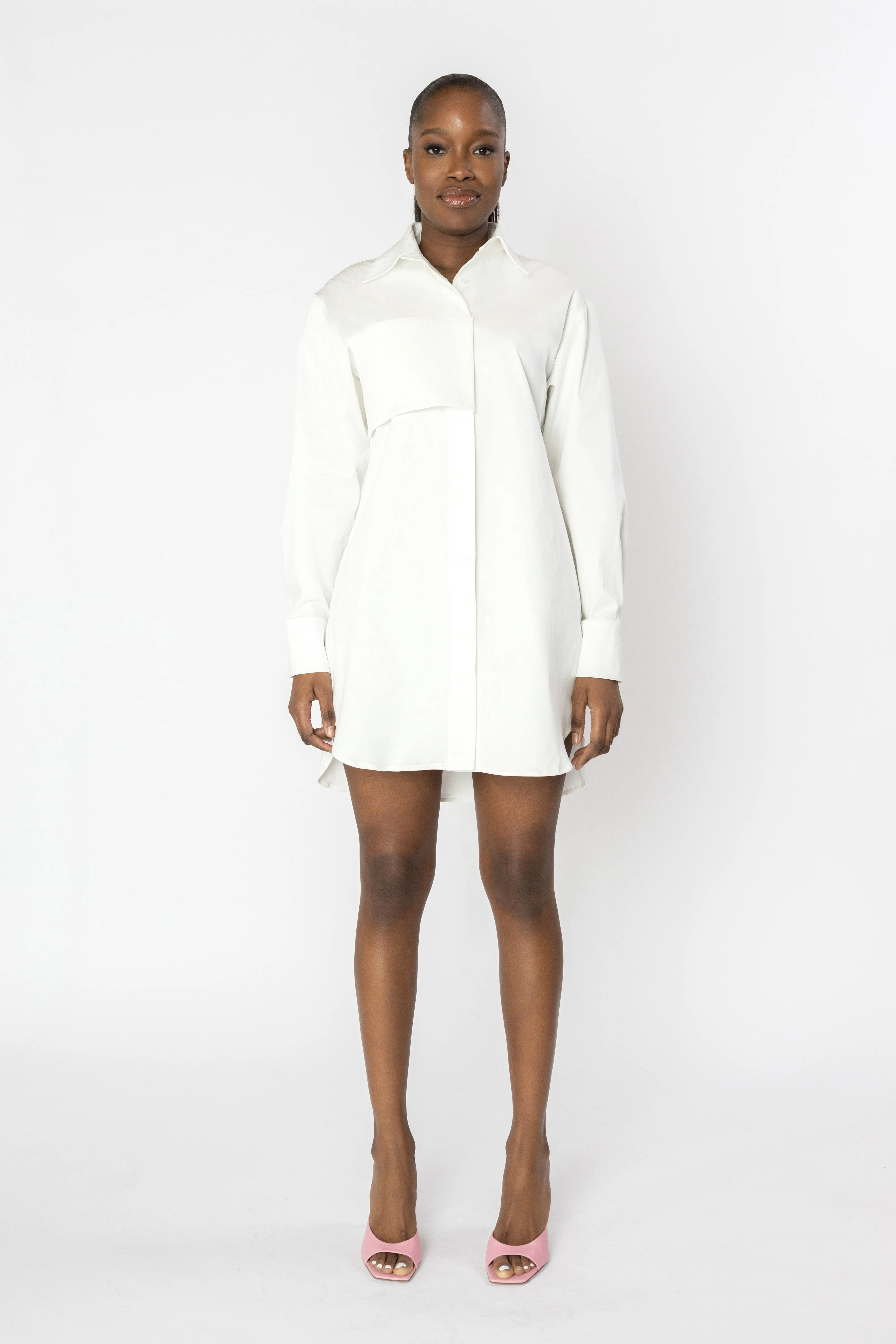 FREYA Oversized Concealed Pocket Shirt