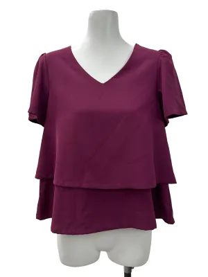 Grape Purple Sleeved Top