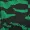Green Animal Print Button Front Shirt Dress
